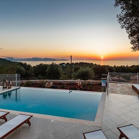 Fiscardo Luxury Stone Villa Alex ,With Sunset View! Fiszkárdo Kültér fotó