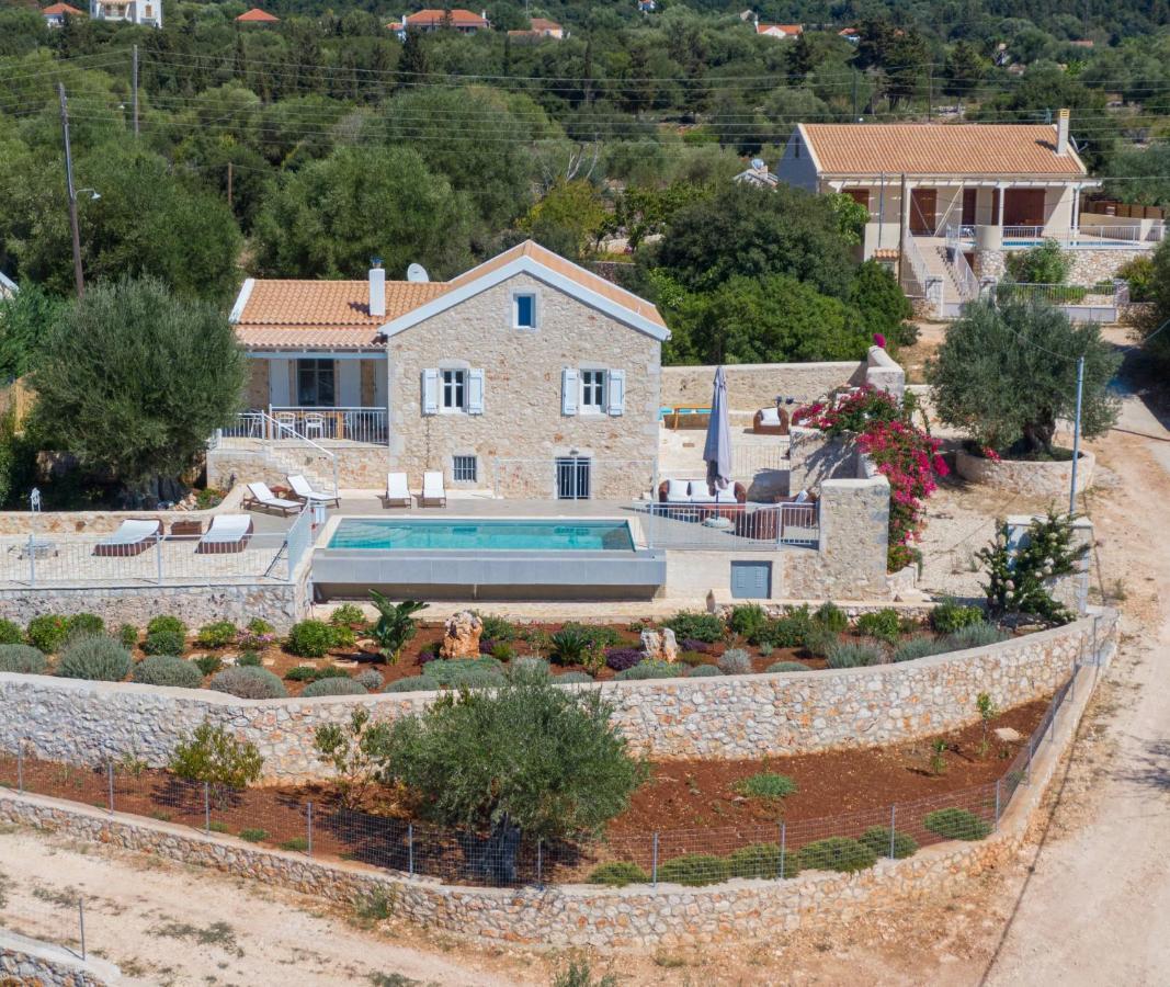 Fiscardo Luxury Stone Villa Alex ,With Sunset View! Fiszkárdo Kültér fotó