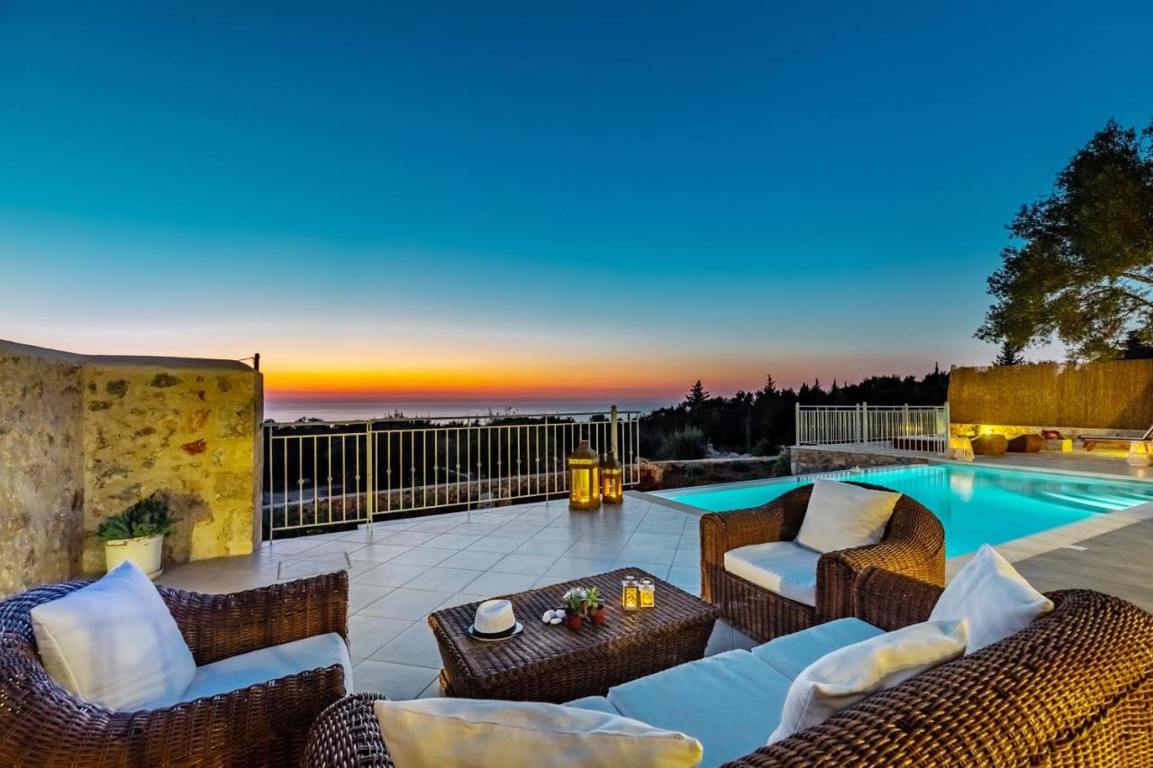 Fiscardo Luxury Stone Villa Alex ,With Sunset View! Fiszkárdo Kültér fotó